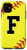 iPhone 11 Softball Letter F Initial Gift Ball Player Gift for Girls Case