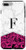 iPhone 7 Plus8 Plus Initial Letter F Monogram Floral Pink Color Block Phone Case