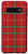 Galaxy S10 Classic Red   Green Plaid Buffalo Gingham Check Pattern Case