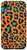 iPhone XR Bold Colorful Orange Turquoise Animal Leopard Spots Case