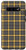 Galaxy S10 Classic Golden   Gray Plaid Buffalo Gingham Check Pattern Case