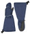 NIce Caps Kids Waterproof Thinsulate Elbow Length Cuff Snow Mittens Navy 4-5 Years