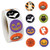 Wizdar Halloween Character Stickers Roll Halloween Spooky Stickers 8 Alternating Designs 500 Pack -Style A