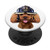 Playful Toy Poodle Dog wearing Firefighter Helmet PopSockets Grip and Stand for Phones and Tablets