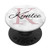 Kynlee Rose Pink Monogram Letter K Girls PopSockets PopGrip Swappable Grip for Phones   Tablets