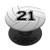 Volleyball Number 21 Ball Player 21st Birthday Gift Zx PopSockets PopGrip Swappable Grip for Phones   Tablets