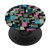 Abstract Digital Camo Style Floating Pixel Block Patterned PopSockets Grip and Stand for Phones and Tablets