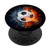 Flaming Fire Soccer Ball PopSockets Grip and Stand for Phones and Tablets