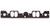 Brodix MG1229 Intake Gasket Set for Small Block Chevy