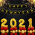 Happy New Year Banner and 2021 Number Foil Mylar Balloons  Happy New Year Party Decorations 2021  New Years Eve Party Supplies 2021 Happy New Year Sign Black