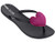 Ipanema Wave Heart Womens Flip Flops BlackBlackRed 7 US