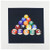 3dRose Billiards Balls Pool Square Quilt Sheet 10 by 10-Inch