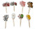 V-fox Farm Zoo Animal Cupcake Appetizer Decorations Toppers Picks, Themed Party Decoration, 48 Counting