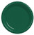 Creative Converting Touch of Color 20 Count Plastic Banquet Plates, Hunter Green