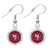 San Francisco Crystal Earrings Pierced