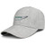 All Cotton Grey Golf Cap Classic Snapback Printed Hat