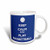 3dRose Keep Calm And Play Basketball Blue And White Ceramic Mug 15 oz Multicolored