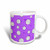 3dRose mug_195245_3 Purple Volleyball Pattern - Magic Transforming Mug, 11oz