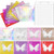 64 Pieces Soft Paper Lash Boxes Set 32 Eyelash Packaging Box Storage Eyelash Box Packaging Glitter Lash Case Eyelash Case Storage Empty Lash Case Box Empty False Eyelash Container with 32 Lash Tray