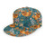 antkondnm Happy Boho Sloth Floral Flat Bill Snapback Hat - Hip Hop Baseball Cap