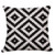 YeeJu Geometric Decorative Throw Pillow Covers Square Cotton Linen Cushion Covers Outdoor Sofa Home Pillow Covers 26x26 Inch