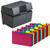 Index Card Holder Index Cards Storage Box Holds Up To 300 4x6 Cards With Poly Card Guides A-Z 4x6 Inch - Value Pack