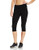 Jockey Womens Judo Legging with Wide Waistband Deep Black 2X