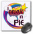 I Believe In Pie Cute Believer Design - Mouse Pad, 8 by 8 inches (mp_166757_1)