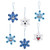 Goofy Snowflake Ornament Craft Kit -24 - Crafts for Kids and Fun Home Activities
