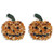 Halloween Alloy Earrings Horror Pumpkin Crystal Dangle Stud Earrings for Women Girl Halloween Party Jewelry