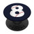 Number 8 BASEBALL Team Art - 8 Pitcher Batter Art PopSockets Grip and Stand for Phones and Tablets