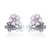 BAMOER Sterling Silver Stud Earrings for Girls Hypoallergenic with 14K Gold Flower Earrings for Women Daisies and Sakura