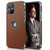 LOHASIC Designed for iPhone 12 Mini Case Slim Leather Premium Classic Protective Shockproof Anti-Scratch Vintage Phone Case Soft Back Cover Compatible with iPhone 12 Mini 5_4 inch - Brown