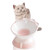 Jemirry Raised Cat Bowls Elevated Ceramic Cat Dish Food Bowl Pet Feeder Ceramic Pet Food Bowl for Flat-Faced CatsSmall Dogs-Pink