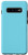 Galaxy S10 Middle Blue Simple Plain Blank Neutral Solid Color Case