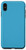 iPhone XS Max Maximum Blue Simple Plain Blank Neutral Solid Color Case