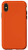 iPhone XXS Flame Orange Simple Plain Blank Neutral Solid Color Case