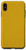 iPhone XS Max Lemon Curry Simple Plain Blank Neutral Solid Color Case