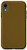 iPhone XR Field Drab Brown Simple Plain Blank Neutral Solid Color Case