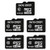 Micro Center 16GB Class 10 Micro SDHC Flash Memory Card with Adapter for Mobile Device Storage Phone Tablet Drone 5 Pack