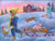 SUNSOUT INC Snow Day on The Farm 300 pc Jigsaw Puzzle