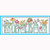 Joyautum The Flower vases Crafts 14CT Counted Cross Stitch Kit DIY 11CT Printed StitchSets for Embroidery Kits Cross-Stitching 14ct Blank Fabric