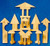 MSPCI Natural Wooden Building Blocks Solid Natural Wood Building Blocks to inspire your childs imagination