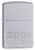 Zippo Scroll Pocket Lighter Satin Chrome One Size