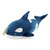 Koltose by Mash Orca Killer Whale Stuffed Animal 18 inch Large Blue Killer Whale Toy Orca Plush Toy for Kids Whale Decor Whale Pillow Toy Plushie