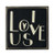 Primitives by Kathy 23788 Classic Box Sign, 4" x 4" x 1.75", Love Us