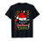 ICU Christmas Crew Intensive Care Unit Nurse Techs Secretary T-Shirt