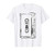 Love Retro Mixtape 80s Blank Cassette Tape Shirt Gift