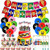 Nelton Birthday Party Supplies For Power Ranger Includes Banner - Cake Topper - 24 Cupcake Toppers - 18 Balloons - 15 Invitation Cards