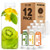 Norcalway 12 oz Plastic Juice Bottles with Caps Lids - Smoothie Bottles Drink Juice Containers with Lids Reusable Juice Bottles for Juicing 12 Pack